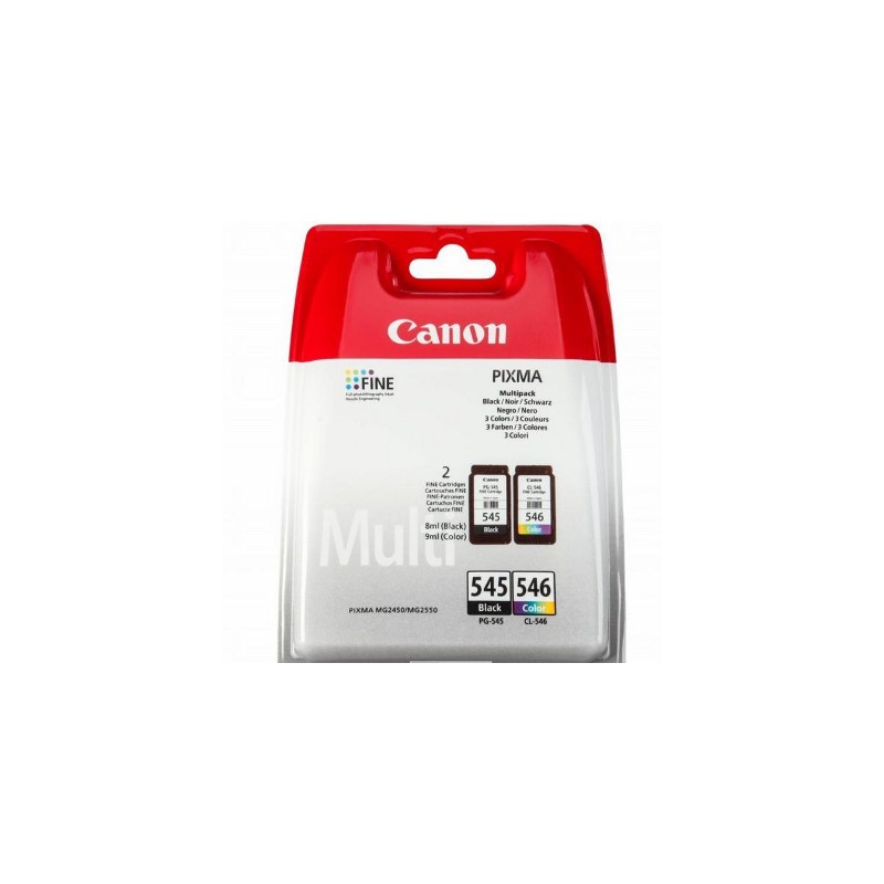 Canon PG-545/CL-546 Tinte schwarz/farbig Multipack (8287B006) Canon PG-545/CL-546 Tinte schwarz/farbig Multipack (8287B006)